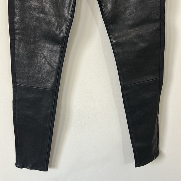 AG JEANS Farrah Skinny Ankle in Luminous Super Black High Rise Sz 25 NEW - Picture 6 of 13